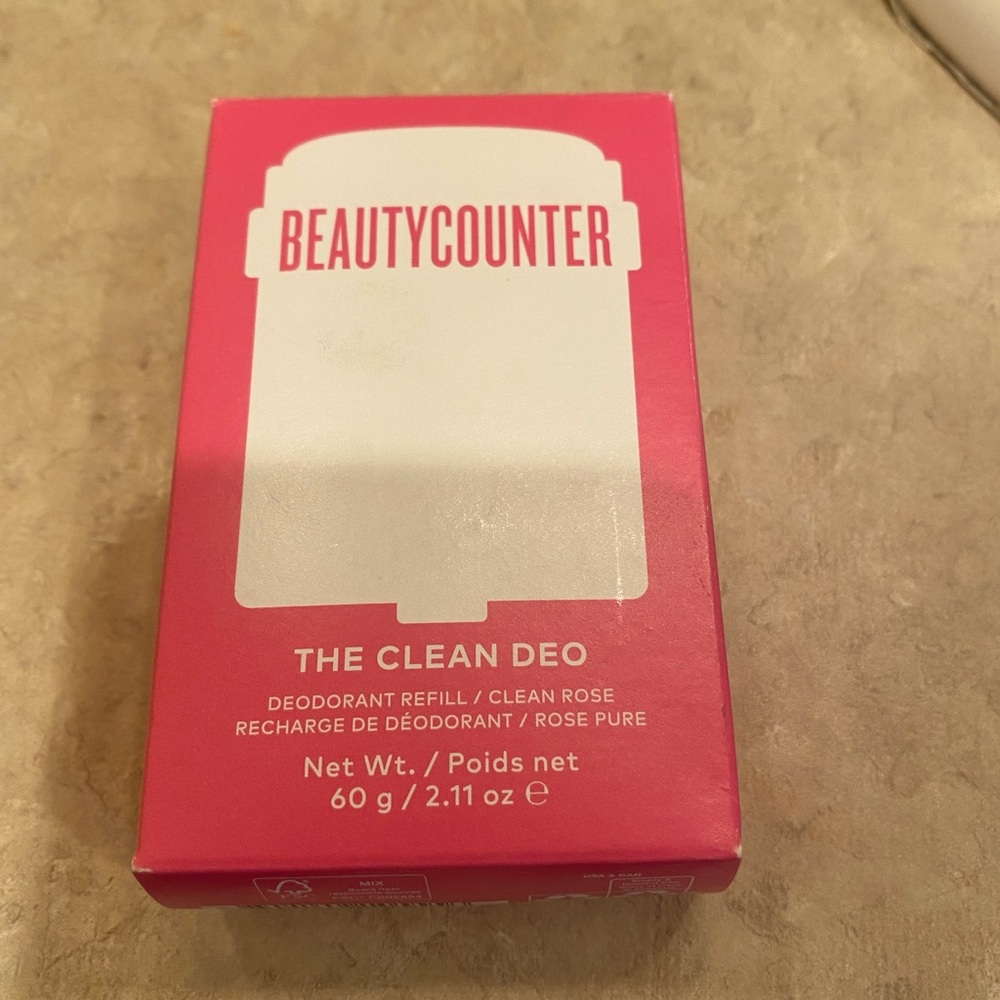 BeautyCounter Clean Deo refill Rose scent.